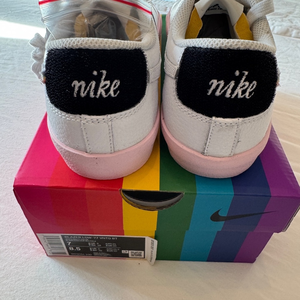 Nike Blazer Low 77" Vintage Be True Rainbow LGBTQ NEW UNISEX W8.5 M7 - Picture 10 of 12